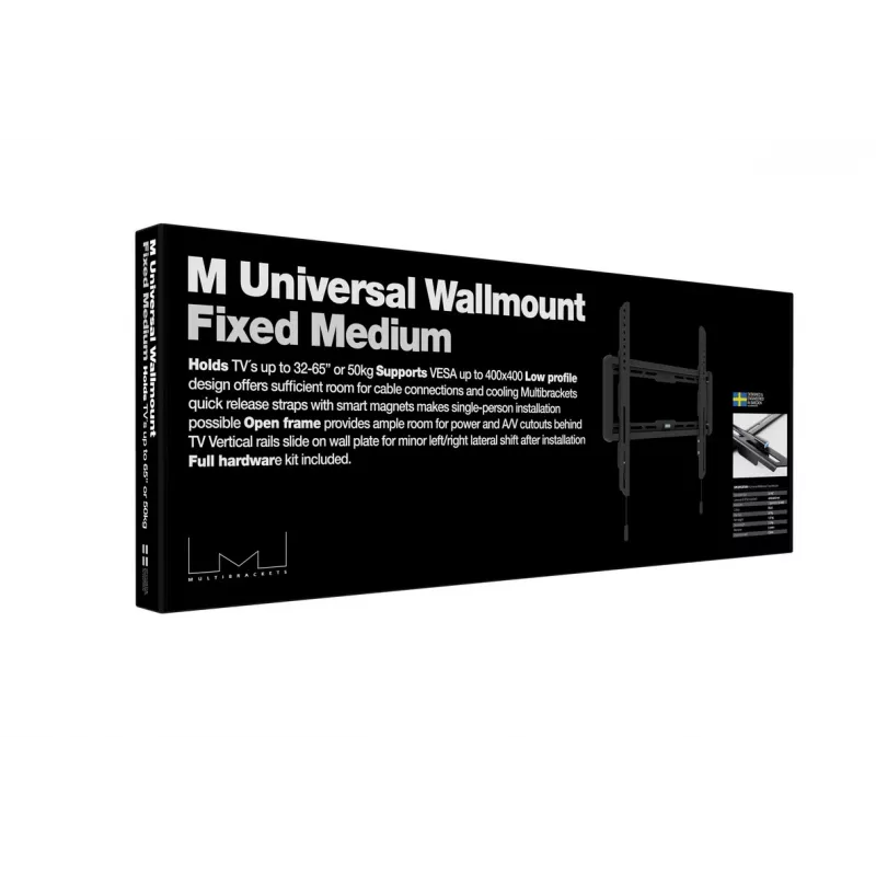 Multibrackets M Universal επιτοίχια βάση σταθερή μεσαίο μαύρο