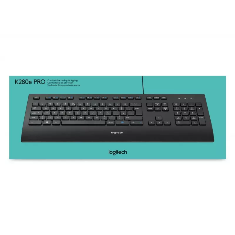 LOGITECH ενσύρματο πληκτρολόγιο K280e - Qwerty Us Int'l