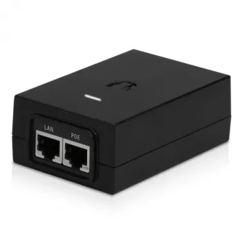 PoE-Adapter UBIQUITI POE-48-24W, 48 V PoE, 2x RJ-45 Fast Ethernet-συνδέσεις, 100–240 V είσοδος