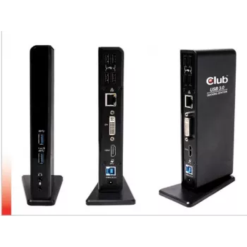 CLUB3D USB Gen1 Type A Dual Display (HDMI και DVI) DisplayLink™ σταθμός βάσης