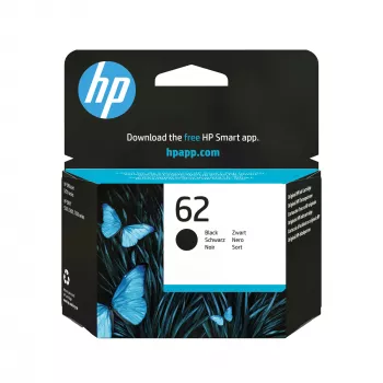 HP 62 Μαύρο γνήσιο μελανοδοχείο