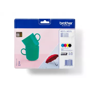 Brother LC227XLVALBPDR μελανοδοχείο 4 τεμ. γνήσιο μαύρο, cyan, magenta, κίτρινο