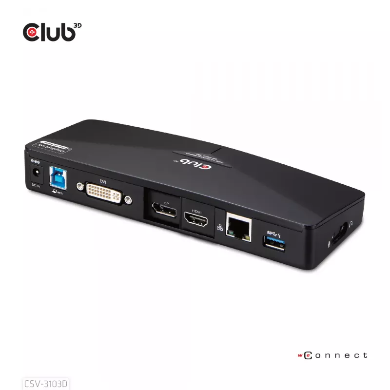 CLUB3D CSV-3103D The Club 3D Universal USB 3.1 Gen 1 UHD 4K σταθμός βάσης DisplayLink™