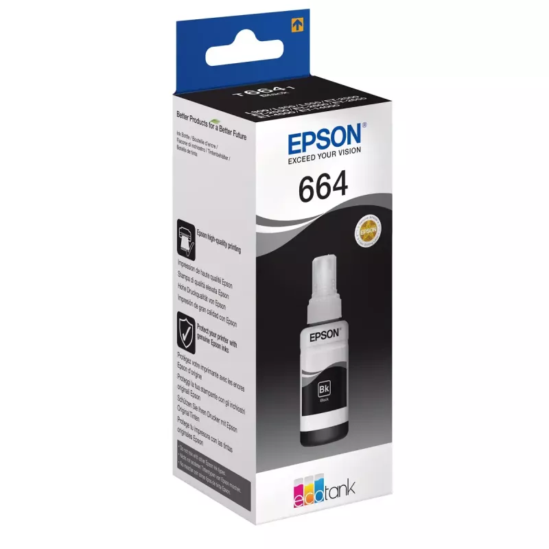 Epson 664 Ecotank μαύρο μελανοδοχείο (70 ml)