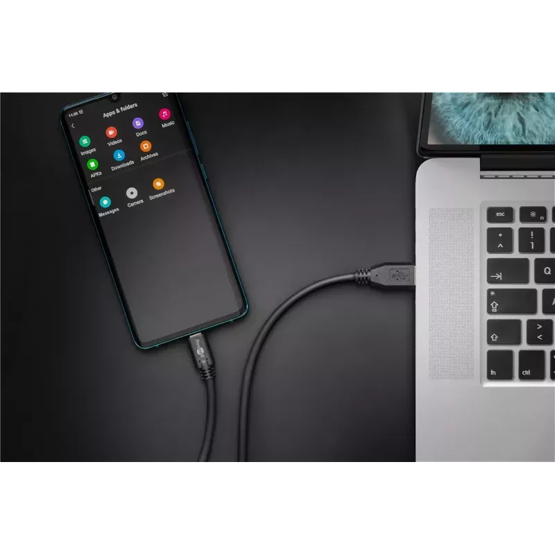 Καλώδιο φόρτισης USB-C σε USB-A Goobay 67999