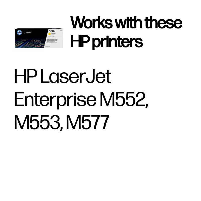HP 508A Yellow γνήσιο τόνερ LaserJet
