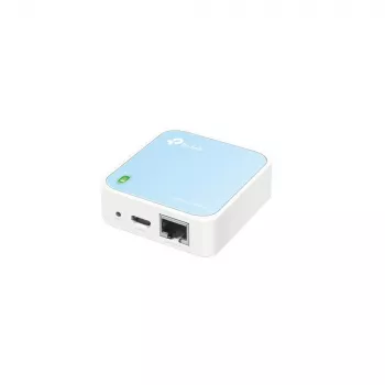 TP-Link TL-WR802N Ασύρματος δρομολογητής Fast Ethernet Single-Band (2,4 GHz) Μπλε, Λευκό