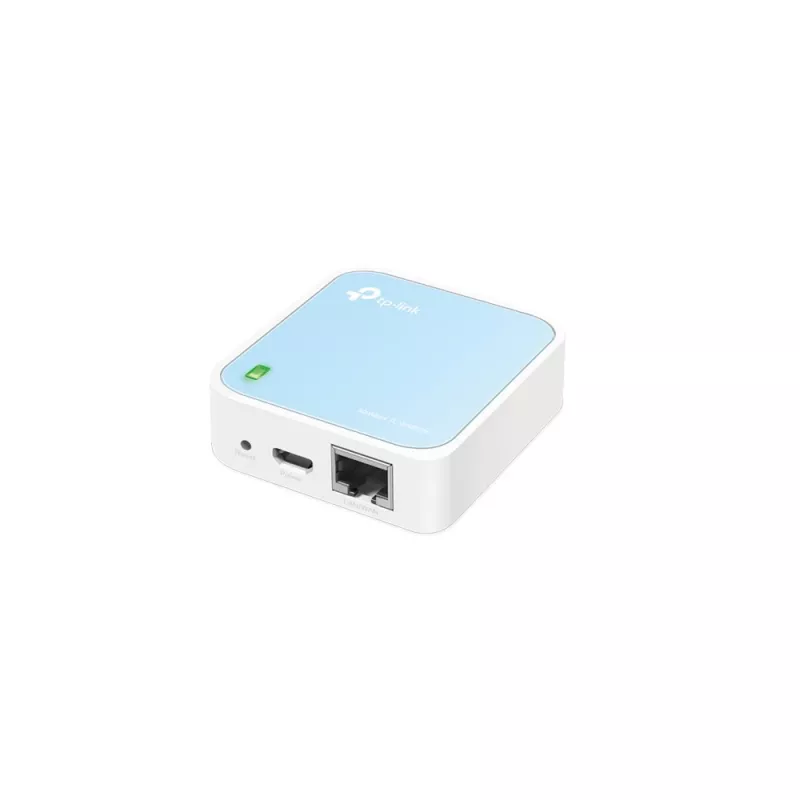 TP-Link TL-WR802N Ασύρματος δρομολογητής Fast Ethernet Single-Band (2,4 GHz) Μπλε, Λευκό