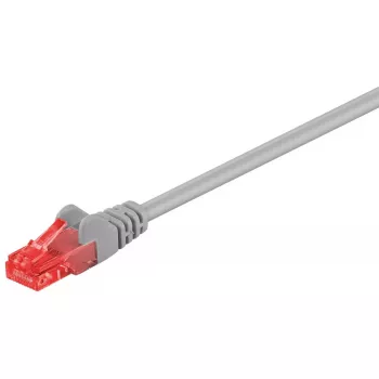 Goobay 68429 CAT 6 U/UTP καλώδιο σύνδεσης patch, CCA, 7,5 m, γκρι