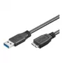 Καλώδιο USB Goobay 1 m USB 3.0 A/micro-B Μαύρο