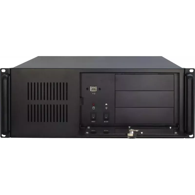 Κουτί server Inter-Tech IPC 4U-4088-S Rack Μαύρο