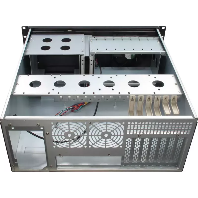 Κουτί server Inter-Tech IPC 4U-4088-S Rack Μαύρο