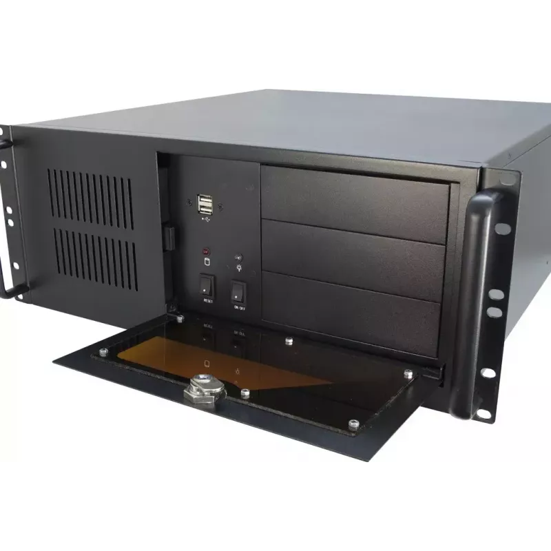 Κουτί server Inter-Tech IPC 4U-4088-S Rack Μαύρο