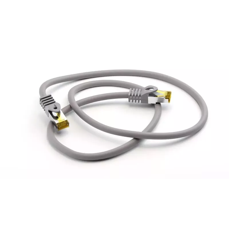 Καλώδιο δικτύου Goobay Καλώδιο patch RJ45 CAT 6A S/FTP 2m Γκρι