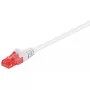 Goobay 68636 CAT 6 U/UTP καλώδιο σύνδεσης patch, CCA, 3 m, λευκό