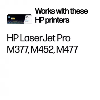 HP 410X High Yield Μαύρο Γνήσιο τόνερ LaserJet