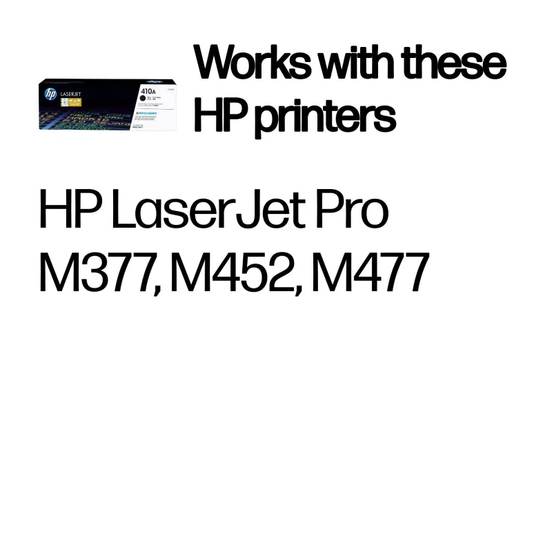 HP 410A Black Original LaserJet τόνερ, 2300 σελίδες, μαύρο, 1 τεμ.