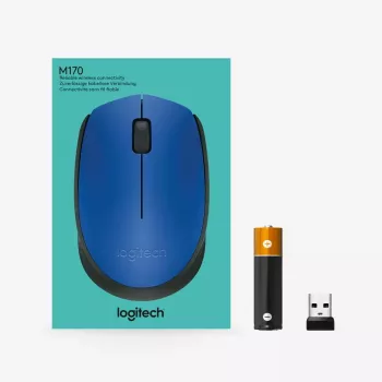 Logitech M171 Ποντίκι RF Ασύρματο Οπτικό 1000 DPI, Μπλε