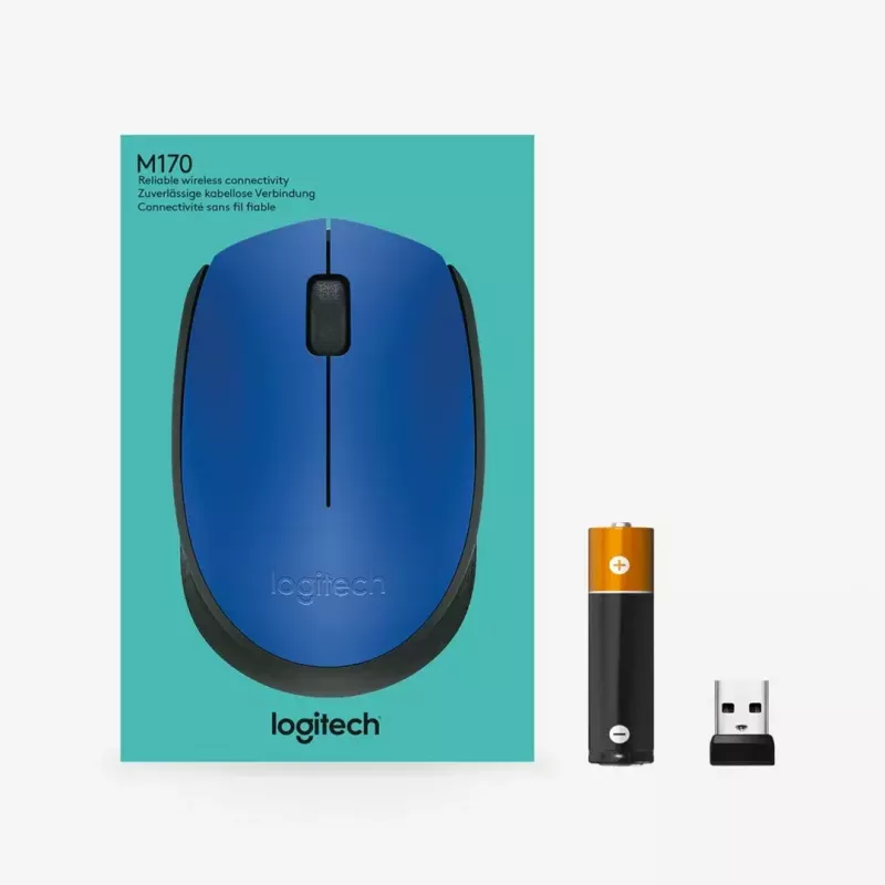 Logitech M171 Ποντίκι RF Ασύρματο Οπτικό 1000 DPI, Μπλε