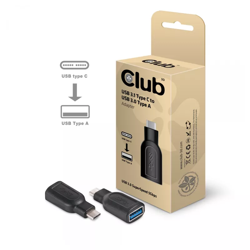 USB 3.1 Type C σε USB 3.0 Adapter CLUB3D CAA-1521