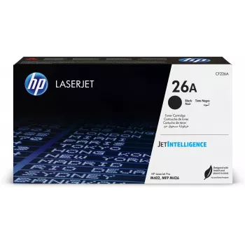 HP 26A Γνήσιο τόνερ LaserJet Μαύρο, 3100 σελίδες, Μαύρο, 1 τεμ.