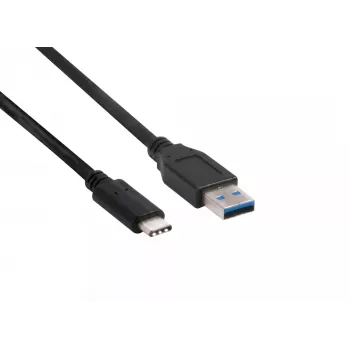 Club 3D CAC-1523 καλώδιο USB-C σε USB-A, USB 3.1 Gen 2, 10 Gbps, PD 60 W, αρσενικό/αρσενικό, 1 m, μαύρο