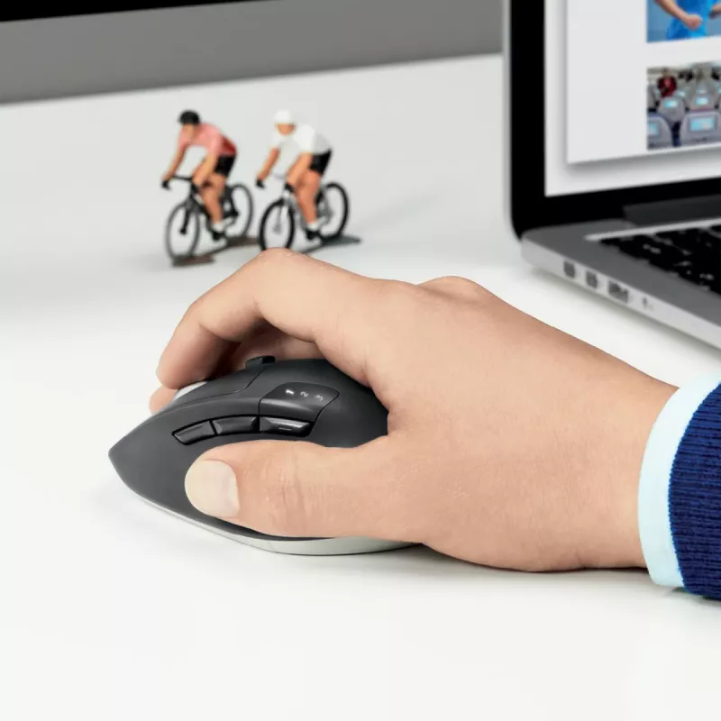 LOGITECH M720 Triathlon Ασύρματο Ποντίκι Multi-Device - Μαύρο