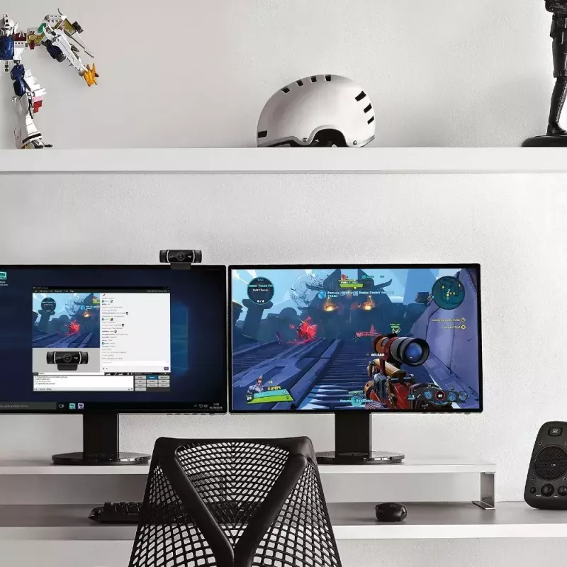 Logitech C922 1920 x 1080 pixels USB Μαύρη Webcam