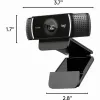 Logitech C922 1920 x 1080 pixels USB Μαύρη Webcam