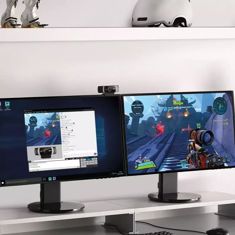Logitech C922 1920 x 1080 pixels USB Μαύρη Webcam