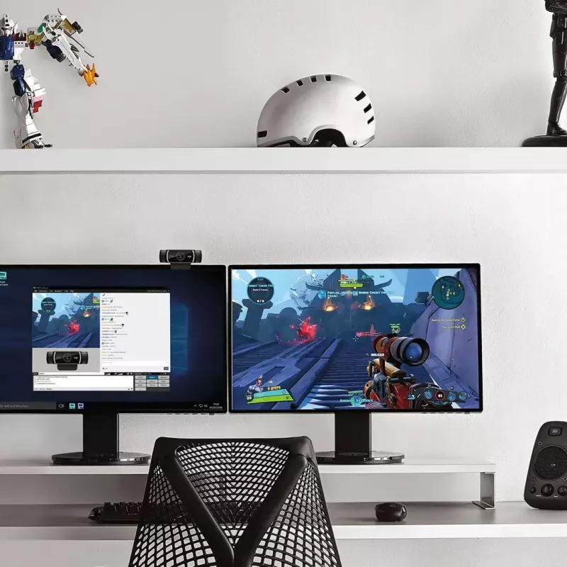 Logitech C922 1920 x 1080 pixels USB Μαύρη Webcam