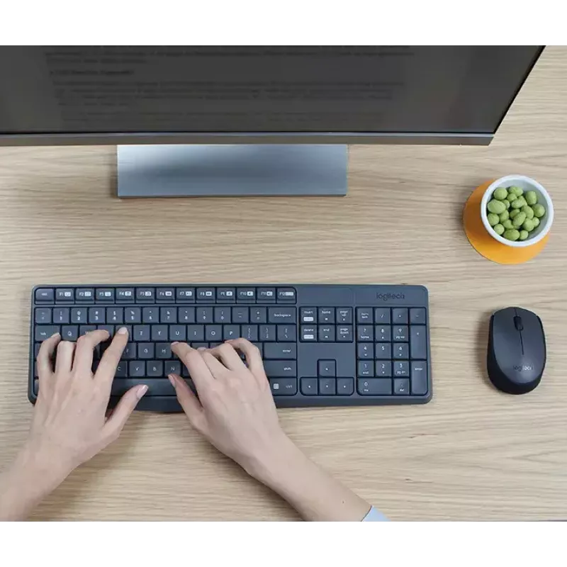 Ασύρματο Σετ Πληκτρολογίου και Ποντικιού Logitech MK235
