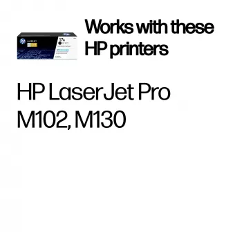 HP 17A Γνήσια Κασέτα Τόνερ LaserJet, Μαύρο, 1600 σελίδες, 1 τεμ.