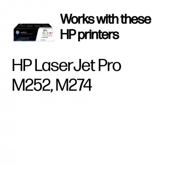 HP 201X 3-pack High Yield Κυανό/Ματζέντα/Κίτρινο Γνήσιες κασέτες τόνερ LaserJet