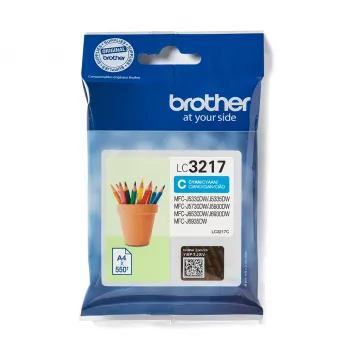 Brother LC3217C Μελανοταινία 1 τεμ. Γνήσιο Κυανό
