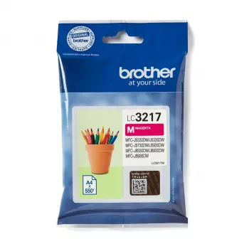 Brother LC3217M Μελανοταινία 1 τεμ. Γνήσιο Ματζέντα