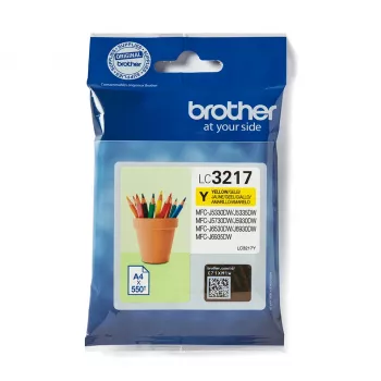 Brother LC3217Y Μελανοταινία 1 τεμ. Γνήσιο Κίτρινο
