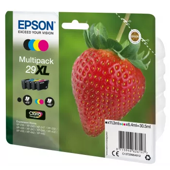 Epson Μελανοταινία C13T29964012 29XL XL Μαύρο Κυανό Ματζέντα Κίτρινο
