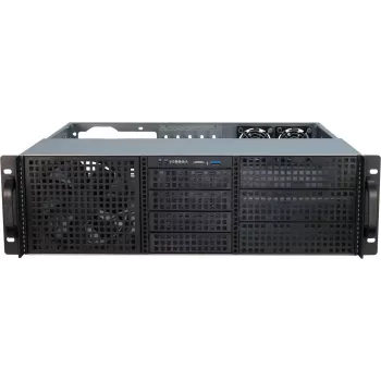 Θήκη server Inter-Tech 3U-30240 Rack μαύρη