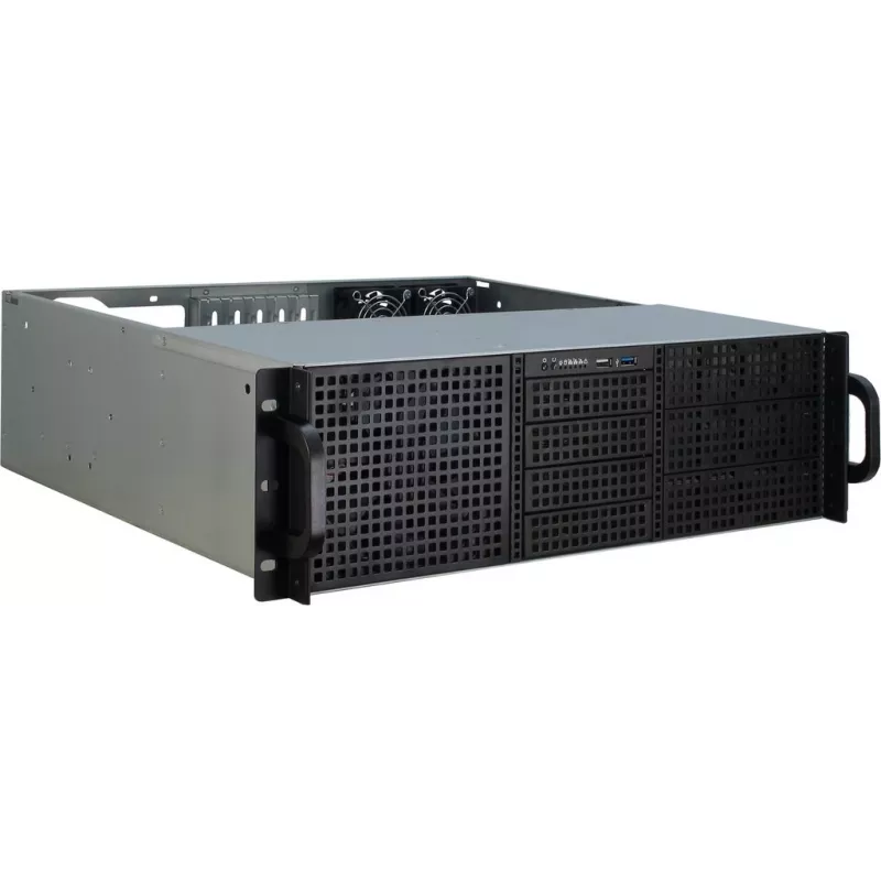 Θήκη server Inter-Tech 3U-30240 Rack μαύρη