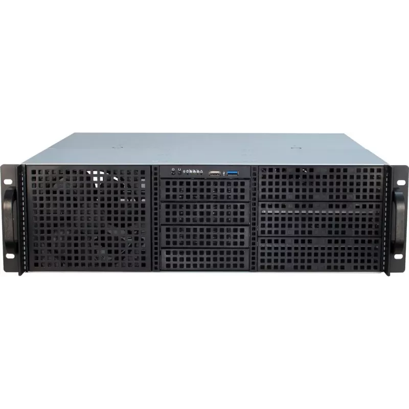Θήκη server Inter-Tech 3U-30240 Rack μαύρη