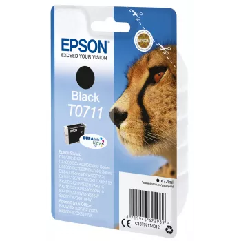 Epson Cheetah μεμονωμένη συσκευασία μαύρο T0711 DURABrite Ultra μελάνι