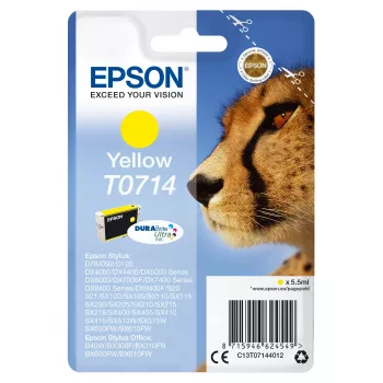 Epson μεμονωμένη συσκευασία κίτρινο T0714 DURABrite Ultra μελάνι