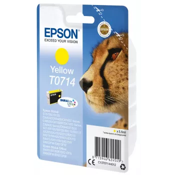Epson μεμονωμένη συσκευασία κίτρινο T0714 DURABrite Ultra μελάνι