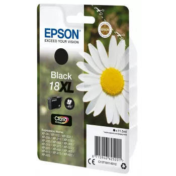Epson Daisy μεμονωμένη συσκευασία μαύρο 18XL Claria Home μελάνι