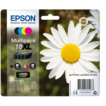 Epson Daisy πολυσυσκευασία 4 χρωμάτων 18XL Claria Home μελάνι
