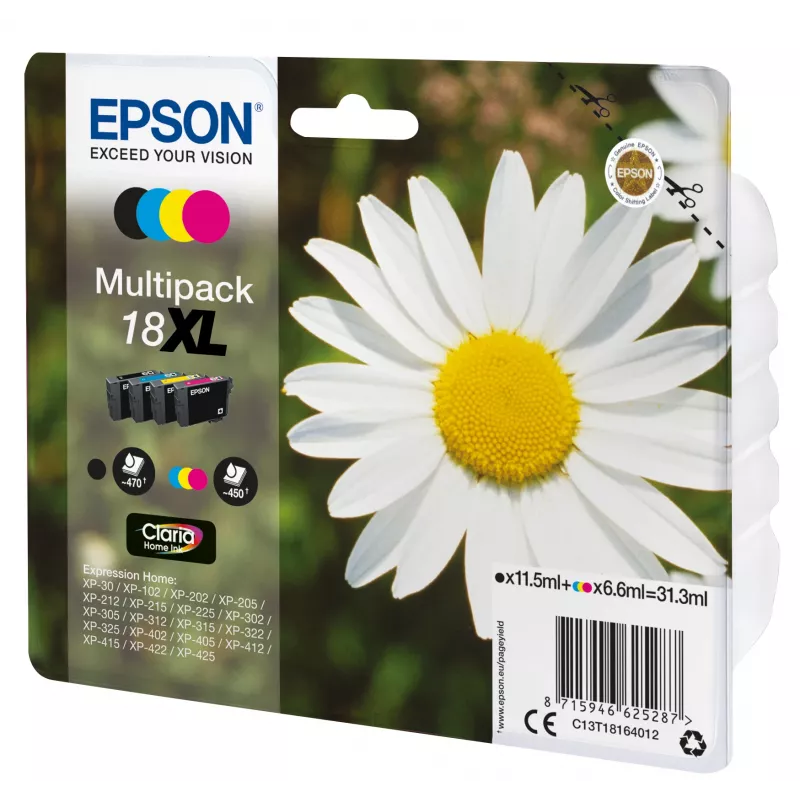 Epson Daisy πολυσυσκευασία 4 χρωμάτων 18XL Claria Home μελάνι