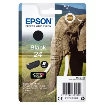 Μελανοδοχείο Epson 24 240 σελίδες μελάνι C13T24214012 μαύρο