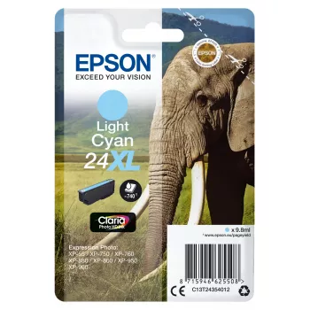 Μελανοδοχείο Epson 24XL κυανό 740 σελίδες C13T24354012