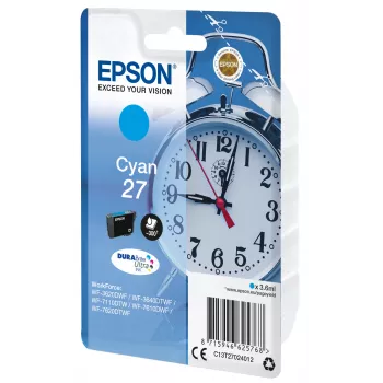 Epson Alarm clock μεμονωμένη συσκευασία κυανό 27 DURABrite Ultra μελάνι